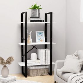 Storage Shelf White Metal Medium Storage Shelf Rectangular